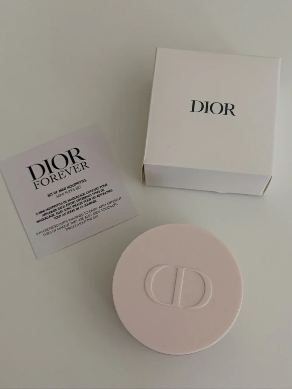 NEW Dior Beauty Forever Mini Puffs Set